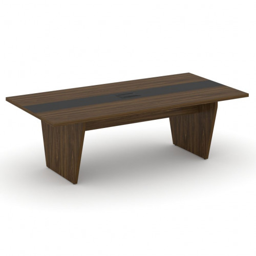 Corner Стол переговорный COR.PRG-24 Орех лоренцо/Графит 2400*1200*750