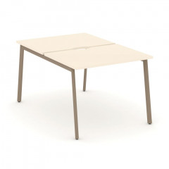 Estetica Рабочая станция на 2 места ES.D.RS-2.1-VP Сатин/Латте металл 980*1500*750