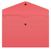 Конверт на кнопке Бюрократ -PK803TPINK A4 гориз. пластик 0.15мм коралловый