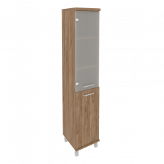 First Шкаф высокий узкий левый KSU-1.2 (L) Дуб табак 401*432*2060