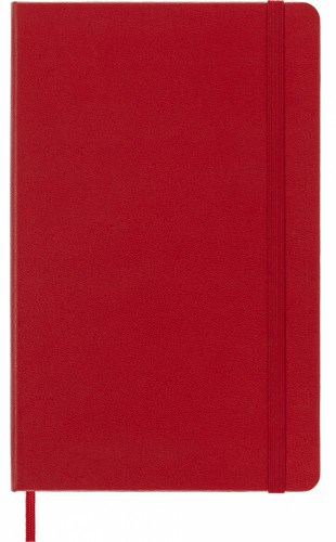 Блокнот Moleskine CLASSIC QP061R Large 130х210мм 240стр. клетка твердая обложка красный