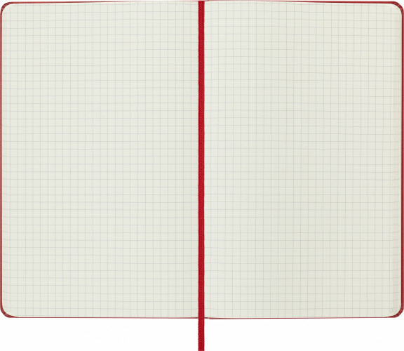 Блокнот Moleskine CLASSIC QP061R Large 130х210мм 240стр. клетка твердая обложка красный