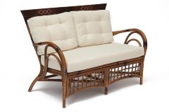 Диван Secret De Maison Kavanto , натуральный ротанг, 130*74*90 см, коричневый античный / Brown Antique