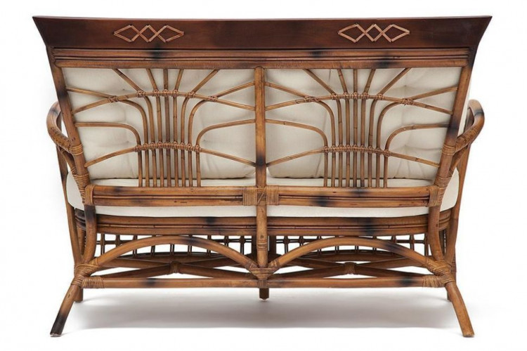 Диван Secret De Maison Kavanto , натуральный ротанг, 130*74*90 см, коричневый античный / Brown Antique