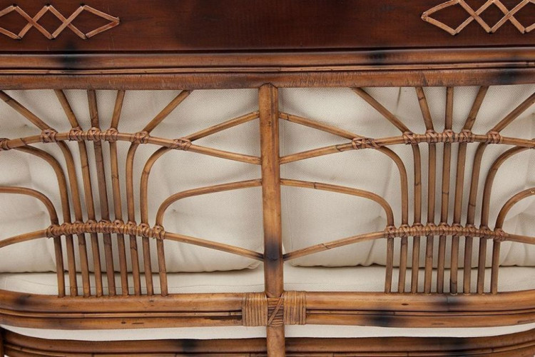 Диван Secret De Maison Kavanto , натуральный ротанг, 130*74*90 см, коричневый античный / Brown Antique