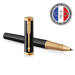 Ручка роллер Parker Ingenuity Core T570 (2182007) Black GT F черн. черн. подар.кор.