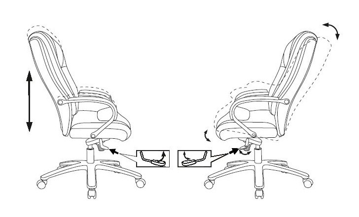 Кресло руководителя Бюрократ T-9925SL светло-коричневый Leather Eichel кожа крестов. металл хром