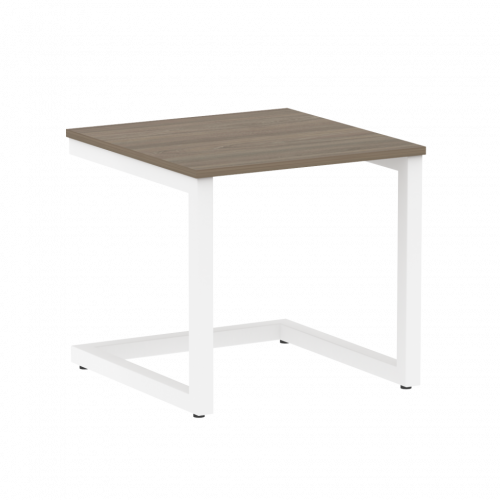 Home Office Стол журнальный VR.SP-2-58.G Вяз/Белый металл 580*600*550