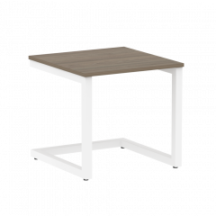 Home Office Стол журнальный VR.SP-2-58.G Вяз/Белый металл 580*600*550