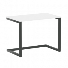 Home Office Стол письменный VR.SP-2-98 Белый бриллиант/Антрацит металл 980*600*750