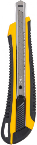 Нож канцелярский Deli E2039 фиксатор сталь ассорти