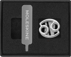 Шильд-символ Moleskine Zodiac Рак металл серебристый коробка с европод. PINCANCERSILV