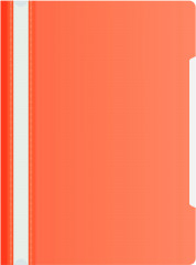 Папка-скоросшиватель Бюрократ Economy -PSE20RED A4 прозрач.верх.лист пластик красный