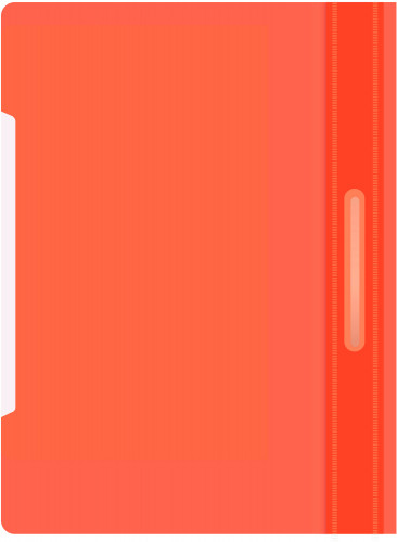 Папка-скоросшиватель Бюрократ Economy -PSE20RED A4 прозрач.верх.лист пластик красный