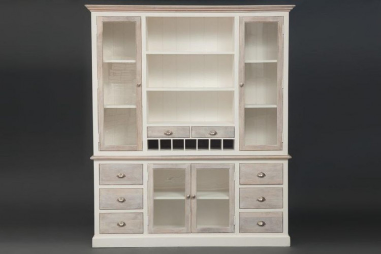 Буфет Secret De Maison RIVIERA ( mod.2223 ), дерево манго, 180*45*210, Antique white/white wash