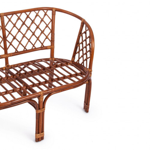 Комплект для отдыха "BAHAMA" (диван + 2 кресла + стол со стеклом ) /с подушками/, coco brown (коричневый кокос)