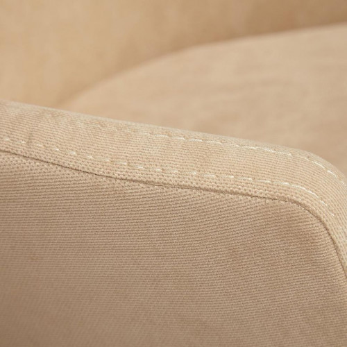 Кресло KNEZ, Бук, 59,5 х 57 х 79,5 см , ножки: натуральный , ткань: бежевый (panda 18)