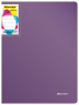 Папка с 40 прозр.вклад. Silwerhof Perlen 292941-73 A4 0.8мм карман сиреневый металлик