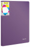 Папка с 40 прозр.вклад. Silwerhof Perlen 292941-73 A4 0.8мм карман сиреневый металлик