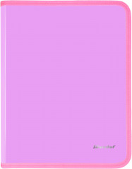 Папка для тетрадей Silwerhof 671966 Gems A4 250x320x25мм 1отд. розовый пластик на молнии