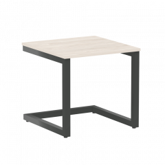 Home Office Стол журнальный VR.SP-2-58.G Денвер светлый/Антрацит металл 580*600*550