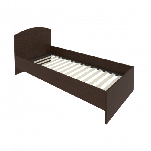 Light Кровать с ортопедическим основанием и изголовьем С-КИ-90 Венге 950*2050*900