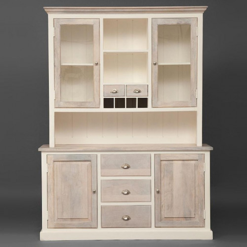 Буфет Secret De Maison RIVIERA ( mod.2223А ), дерево манго, 150х45х210см, Antique white/white wash