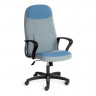 Кресло ADVANCE, ткань/кож/зам, голубой, фостер 15/0420