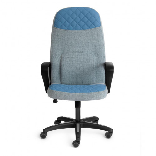 Кресло ADVANCE, ткань/кож/зам, голубой, фостер 15/0420