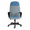Кресло ADVANCE, ткань/кож/зам, голубой, фостер 15/0420