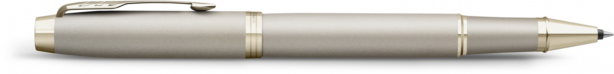 Ручка роллер Parker IM Monochrome T328 (2172955) Champagne PVD F черн. черн. подар.кор.