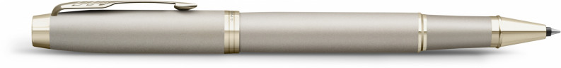 Ручка роллер Parker IM Monochrome T328 (2172955) Champagne PVD F черн. черн. подар.кор.