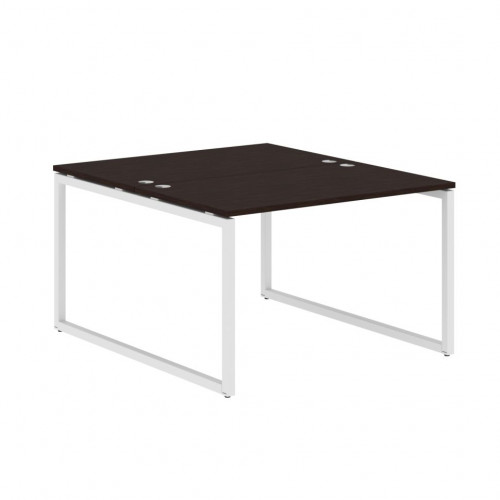 Стол 2-х местный XQWST 1214 Легно темный/Белый 1200х1406х750