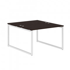 Стол 2-х местный XQWST 1214 Легно темный/Белый 1200х1406х750
