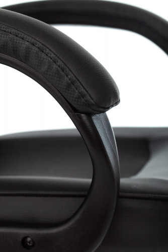 Кресло игровое Zombie Game 17 черный эко.кожа/ткань крестов. пластик