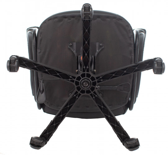 Кресло игровое Zombie Game 17 черный эко.кожа/ткань крестов. пластик