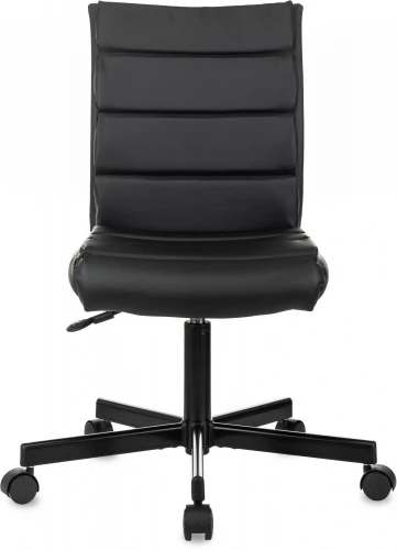 Кресло Бюрократ CH-320M черный эко.кожа крестов. металл черный пластик черный