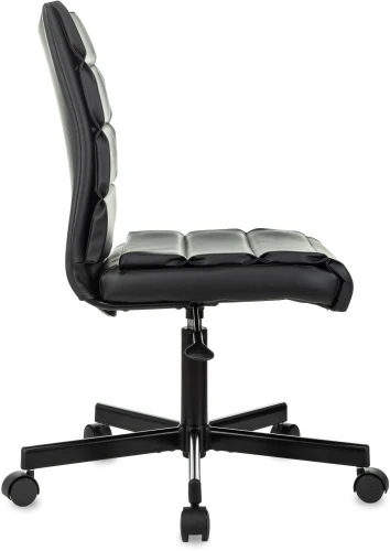 Кресло Бюрократ CH-320M черный эко.кожа крестов. металл черный пластик черный