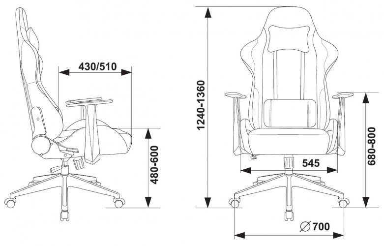 Кресло игровое Zombie Neo серый 3C1 с подголов. крестов. пластик