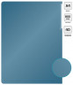 Папка с 40 прозр.вклад. Silwerhof Perlen 292941-74 A4 0.8мм карман синий металлик