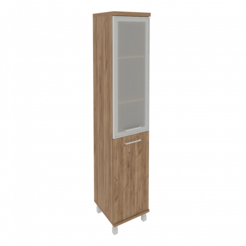 First Шкаф высокий узкий левый KSU-1.2 R (L) Дуб табак 401*432*2060