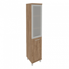 First Шкаф высокий узкий левый KSU-1.2 R (L) Дуб табак 401*432*2060