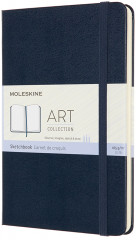 Блокнот для рисования Moleskine ART SKETCHBOOK ARTQP054B20 Medium 115x180мм 88стр. твердая обложка синий