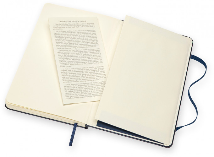 Блокнот для рисования Moleskine ART SKETCHBOOK ARTQP054B20 Medium 115x180мм 88стр. твердая обложка синий