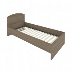 Light Кровать с ортопедическим основанием и изголовьем С-КИ-90 Вяз 950*2050*900