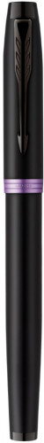 Ручка перьев. Parker IM Vibrant Rings F315 (CW2172949) Amethyst Purple PVD M сталь нержавеющая подар.кор.