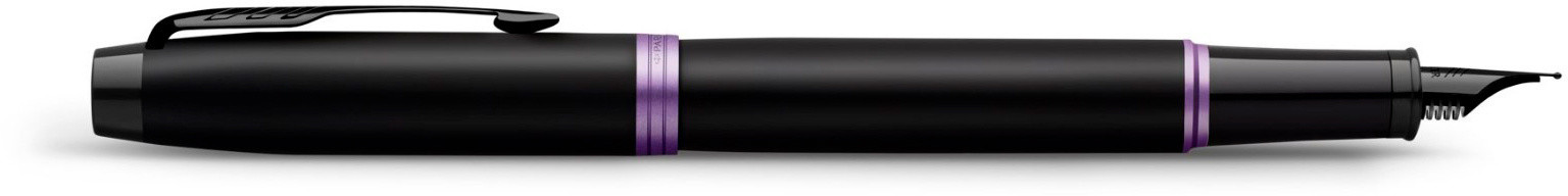 Ручка перьев. Parker IM Vibrant Rings F315 (CW2172949) Amethyst Purple PVD M сталь нержавеющая подар.кор.