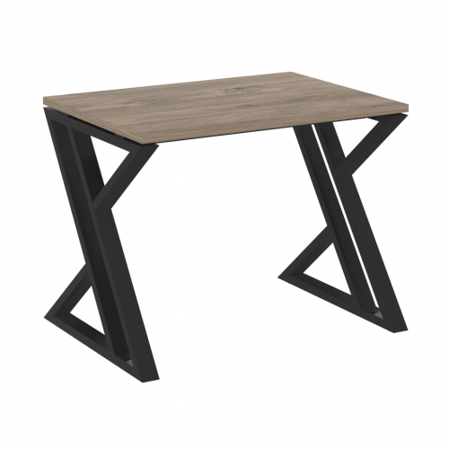 Loft Стол рабочий VR.L-SRZ-1.7 Тиквуд тёмный/Чёрный металл 980*720*750