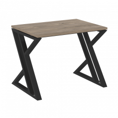 Loft Стол рабочий VR.L-SRZ-1.7 Тиквуд тёмный/Чёрный металл 980*720*750