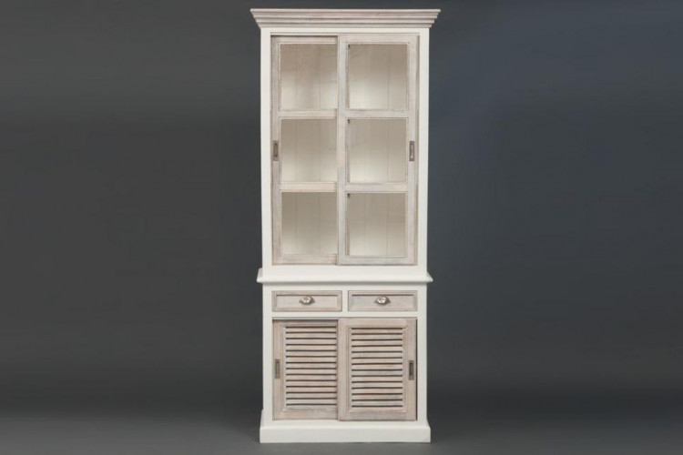 Буфет Secret De Maison RIVIERA ( mod.304410 ), дерево манго, 210х90х45см, Antique white/white wash